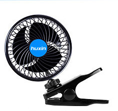 Small Universal Car Accessories Clip On Oscillating Fan With Cigarette Lighter