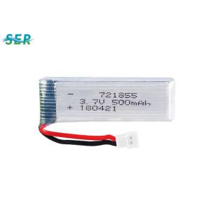 China Intelligent RC Clipo Battery Pack 20C 721855 3.7 Volt 500mAh Pollution Free on sale