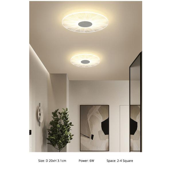 Modern corridor Ceiling Light White kitchen bedroom minimalist design Acrylic Ceiling Lights(WH-MA-286)