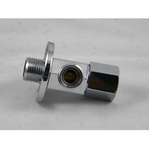 Square Brass Angle Valve Shower Faucet Accessories with Chrome Plated Finish