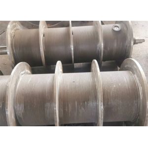 China Q355b Grooved Cable Drum Multi Layer Winding Not Disorderly Winding Lebus on sale