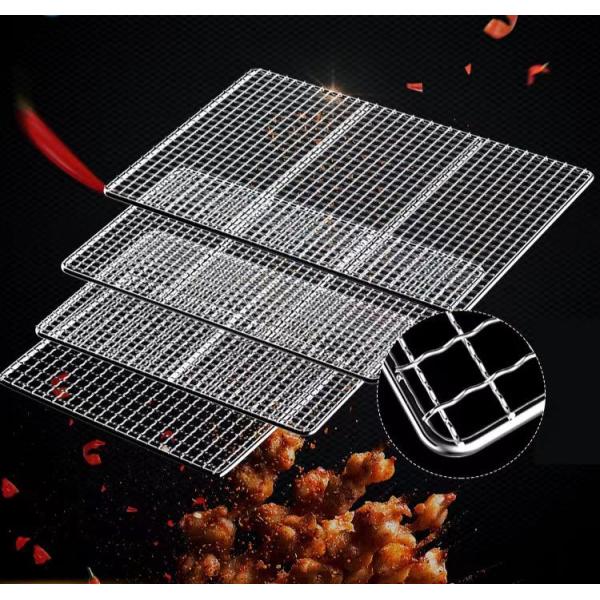 Quality Stainless Steel BBQ Grill Mesh Grilling Meat And Vegetables Barbecue Net Mesh wholesale