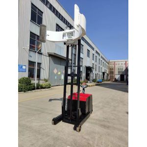 1000kg 1t 1.5t Load capacity Electric roll paper stacker with clamp for use in