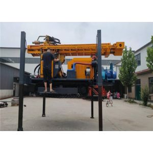 Large 70rpm Water Well Tophammer Crawler Mounted Drill Rig
