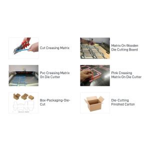 Graphic Beijing 2021 Creasing Matrix Cutting Machine 1.2mm Channel Height CE