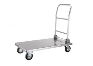 Cheap 500kg Clean Room Equipment  Foldable Hand Trolley SUS 304 Material Size Customizable for sale
