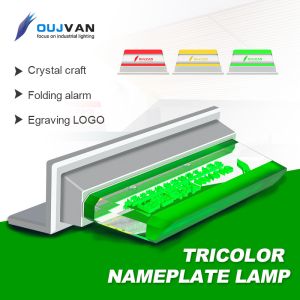 400lm Luminous Flux Signal Warning Light Pmma Body High Decibel Warning Sound