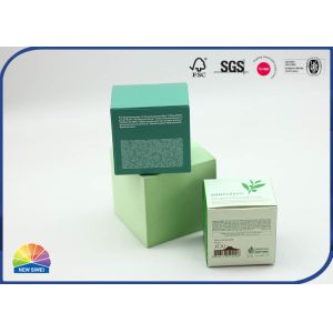 Cosmetics Matt Lamination 4C Printed Folding Carton Box Recycle Small Size