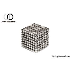 Desk Toy Magnetic Sphere Balls , 5mm Magnetic Cube Balls Customized