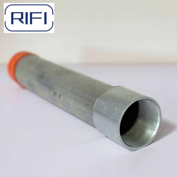 Red / White / Orange PVC Coated BS4568 GI Electrical Conduits With 1.2mm-1.6mm Thickenss