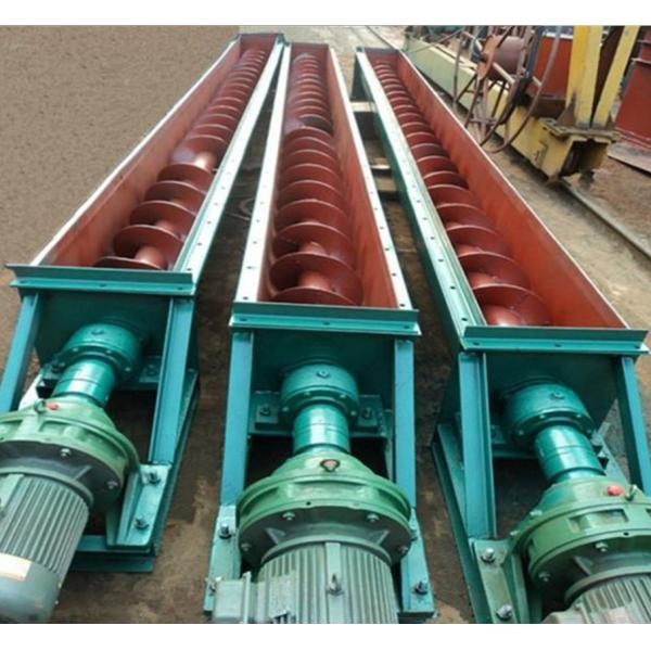 High performance machine shaftless screw conveyor with screw blade