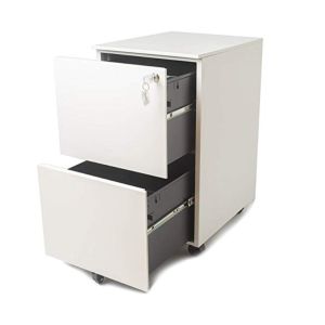 3 Drawers Mobile File Storage Cabinet Fully Assembled Electrostatic Powder