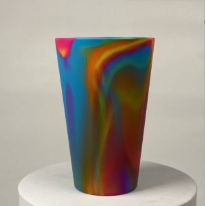 16 Ounce Silicone Cups for Parties Sports and Outdoors Cups Saucers Type