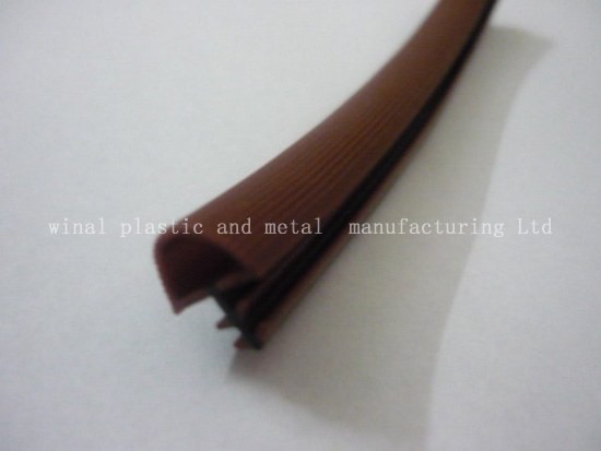 Plastic furniture edge banding,PVC,ABS,PC extrusion parts.size and color as per