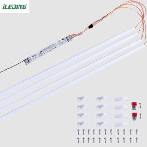 Remote Control LED Linear retrofit Kit Extrusion Housing Channel with 4FT Length