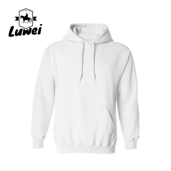 Quality Warm Cotton Crew Neck 280g Custom 50% Cotton Drawstring Sweatshirt Men Felpa Bluza Plus Size Pullover Hoodies wholesale
