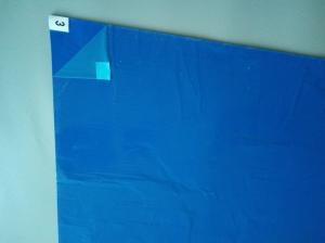 China Cleanroom Anti Slip Floor Mat Blue polyethylene Sticky Mats on sale