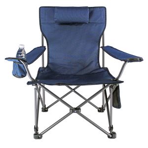 600D Fabric Portable And Stowable Adjusted Frame Beach Metal Fishing Chair With
