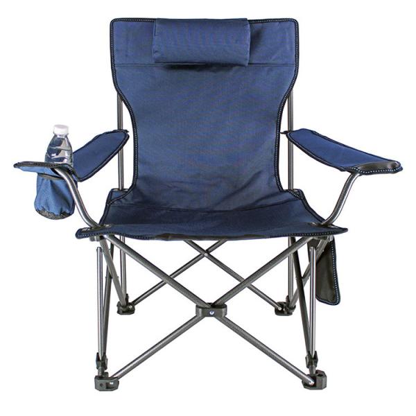 600D Fabric Portable And Stowable Adjusted Frame Beach Metal Fishing Chair With