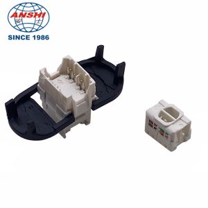 Cat6 UTP Rack Mount Patch Panel Unshielded Modular Type With Cable Manager