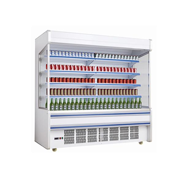 Fan Cooling Multideck Open Front Chiller For Shop Plug In Type With R404