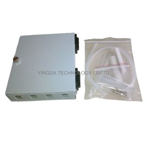 FTTH Wall Mounted Fiber Optic Termination Box, 4 Fibers Fiber Splice Box SC