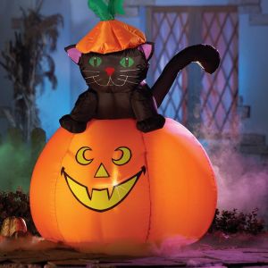 Most Special Decoration LED Inflatable Jack-O-Lantern , Custom Halloween Pumpkin