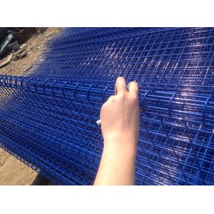 powder coated double loop wire mesh metal garden fence
