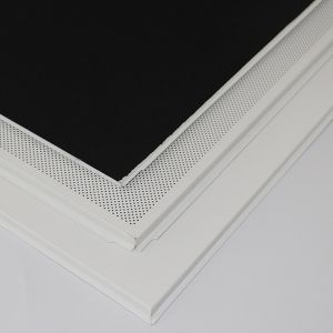 0.7mm Thickness Metal Ceiling Panels Standard Hollow / CNC Perforated Pattern