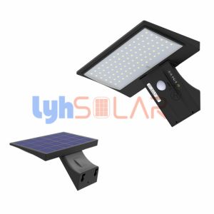 Wall Mounted 4.2W Pir Motion Sensor Wall Light With 2.5Wp Solar Panel