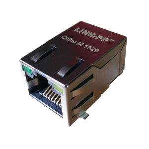 Cheap MIC24120-5101W-LF3 SMT RJ45 Connector / Low Profile MIC24121-5101W-LF3 for sale