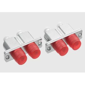 Duplex Steel 0.2dB FC Male To LC Female Adapter Multimode