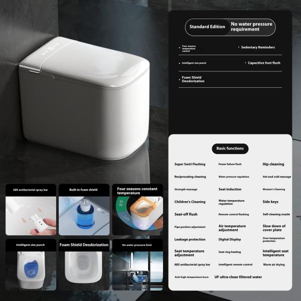 Quality Bathroom Ceramic Modern Smart Toilet Automatic Electronic Control wholesale