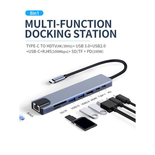 Speedy Data Transfer Aluminum Memory Card Reader Fast Hub / Memory Card Hub with Charming Style