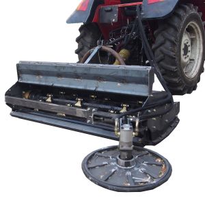 18 Hammer Driven Hydraulic Flail Mower With Inter Row Disc 240KG QYMD110