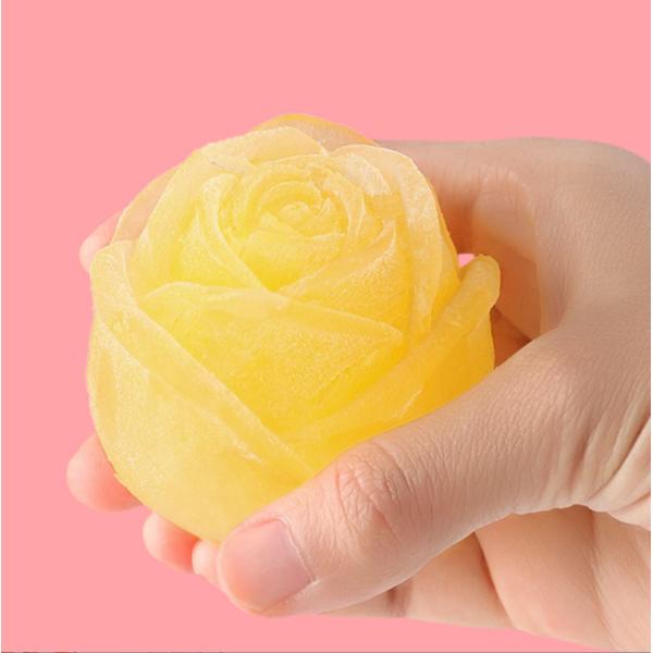 3D Rose Flower Plastic Molds for Making Ice Mold Maker Sustainable and Eco-Friendly