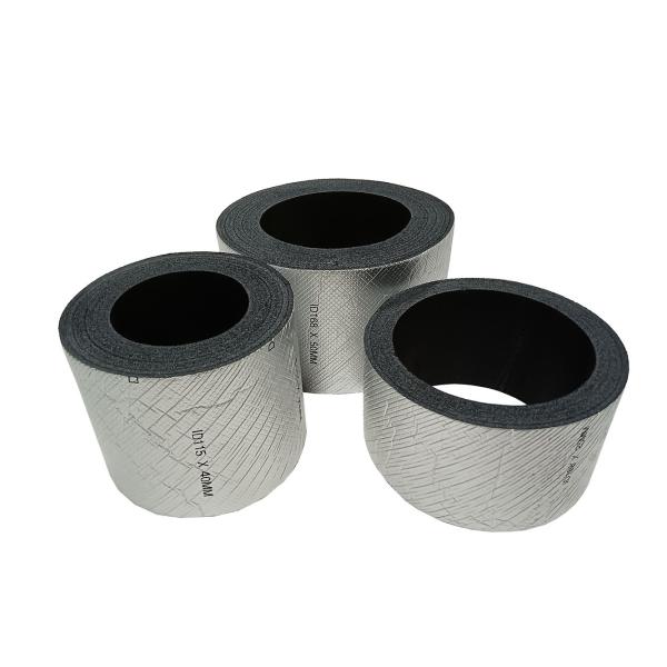 Self Adhesive Insulation Foam Wrap Widely Customized Aluminum Foil Pipe Covers
