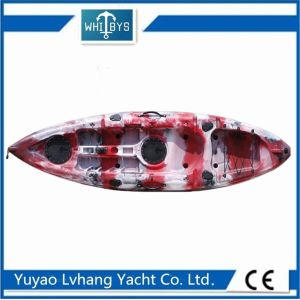 Cheap PE Material Open Top Sea Kayak Well Performance Light Manoevrability For Junior Paddlers for sale