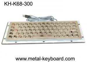Cheap IP65 Rate Industrial Computer Keyboard with Rugged Metal Material for sale