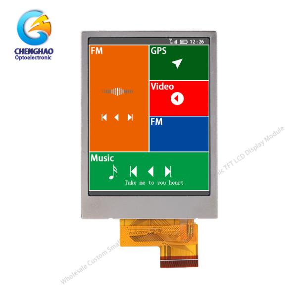 Quality IPS Mcu 240x320 Dot TFT LCD Display 2.4" 300cd/m2 Tft Lcd Module wholesale