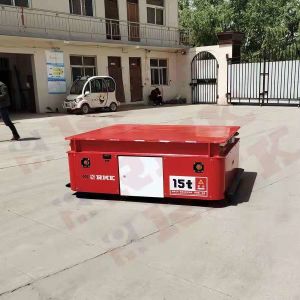 Material 15T Battery Transfer Trolley Maintenance Free Battery Hand Operated