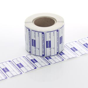 Supermarket Retail Shelf Labels CMYK Blank Price Stickers