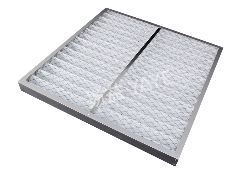 Cheap Efficicency G4 Pleated Panel Air Filters With Customized Size And Frame for sale