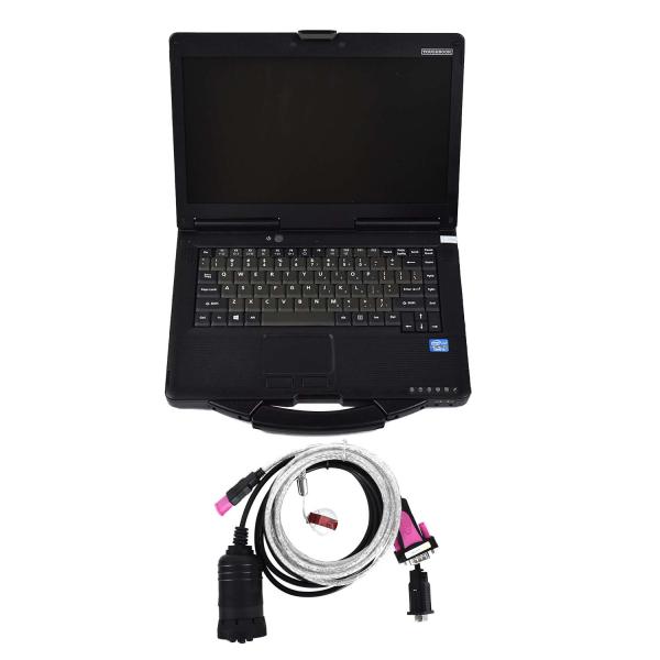for liebherr diagnostic kit with cf53 laptop construction machinery diagnostic