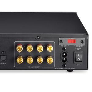 4.1 Channel Multi Channel Amplifier with 50Wx4 Output and 400W Max Power for