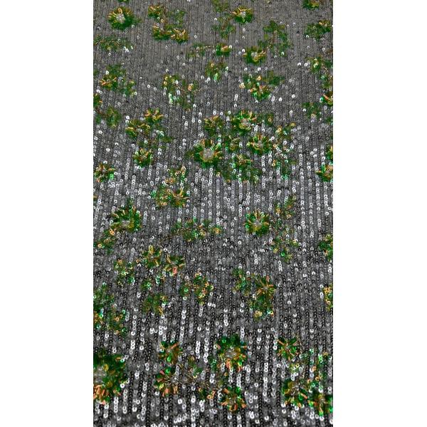 Quality Sequin Embroidered Fabric Elevate Your Designs With Elegance And Style wholesale