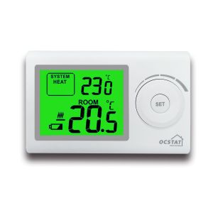 230V Non-programmable Digital Heating Battery Operated Room Thermostat
