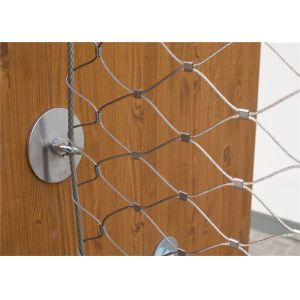 Plain Weave Style Architectural Wire Mesh High Strength 316 Inox Cable Webnet
