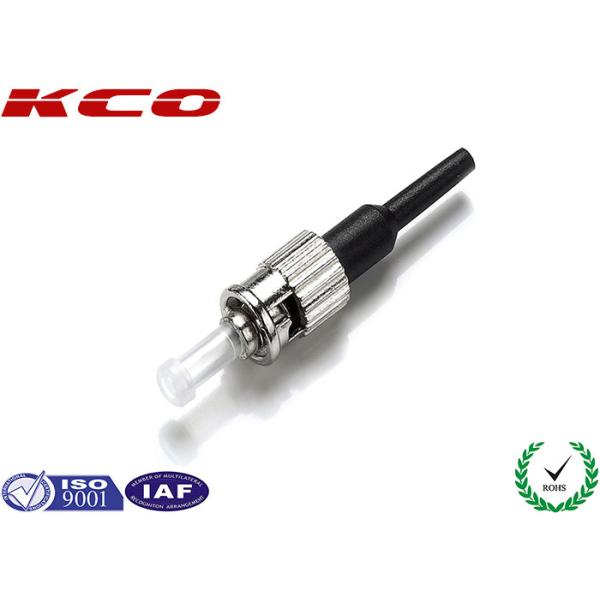 Quality Un-assebly ST Optical Fiber Connectors 98N Pull Strength Mono Mode 0.9 3.0 mm wholesale