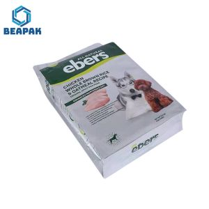Square Flat Bottom Pet Glossy Puppy Food Pouches